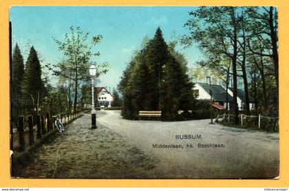 Bussum - Middenlaan hoek Boschlaan - NAUTA - Colorisée