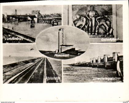 CPM Afsluitdijk Verkeerebrug Monument Gedenkplaat afsluitdijk Uitwateringssluizen