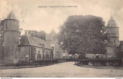 Netherlands Kasteel Westhove Bij Domburg Castle vintage postcard