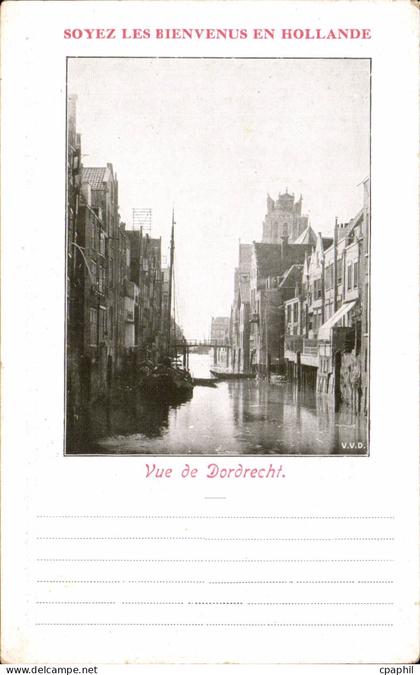 CPA Pays Bas Hollande Vue de Dordrecht