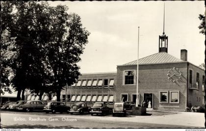 CPA Exloo Drenthe Niederlande, Raadhuis Gem Odoorn