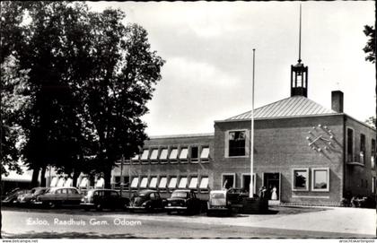 CPA Exloo Drenthe Niederlande, Raadhuis Gem. Odoorn