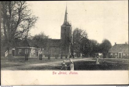 CPA Gieten Drenthe Niederlande, De Brink, Kerk