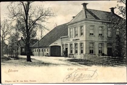 CPA Odoorn Drenthe Niederlande, Hotel Mensingh