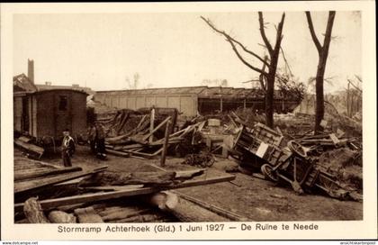 CPA Achterhoek Gelderland, Stormramp 1927, de Ruine te Neede