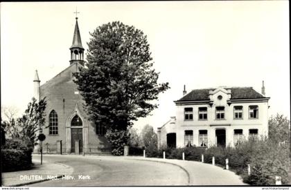 CPA Druten Gelderland Niederlande, Ned. Herv. Kerk