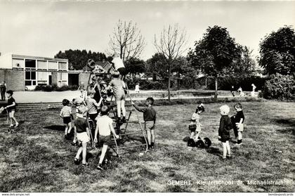 Nederland, GEMERT, Kleuterschool St. Michaëlstraat (1960s) Ansichtkaart