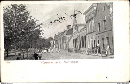 CPA Nieuweschans Nieuwe Schans Groningen Niederlande, Voorstraat