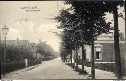 CPA Sappemeer Groningen Niederlande, Wilhelminastraat