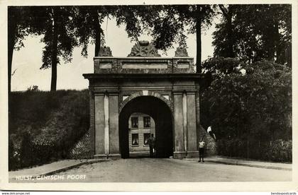 Nederland, HULST, Gentsche Poort (1955) Ansichtkaart