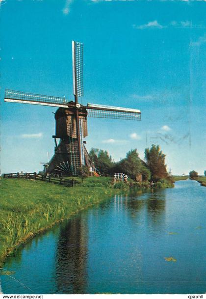 CPM Dutch Windmill Kinderdijk Moulin a vent