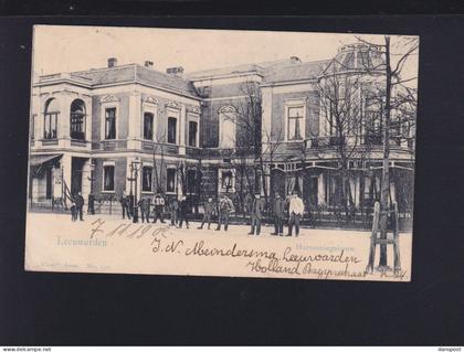 Niederlande AK Leeuwarden Harmoniegebouw 1902