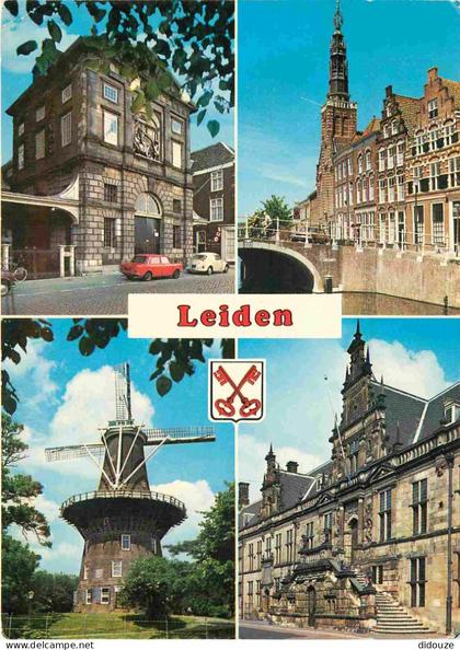 Carte Postale - Pays-Bas - Leiden - Multivues - Blasons - Zuid-Holland - CPM - Voir Scans Recto-Verso