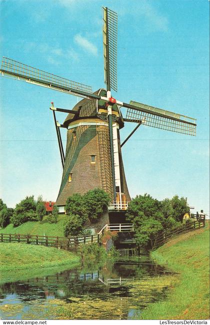 [-5%] PAYS BAS - Leidschendam - Buurtschap Wilsveen - Moulin - Etang - Hélice - Campagne - Carte postale