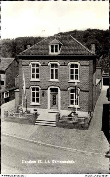 CPA Slenaken Gulpen Wittem Limburg Niederlande, Gemeentehuis