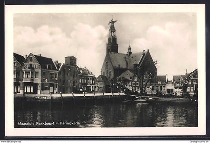 AK Maassluis, Kerkbuurt m. Haringkade