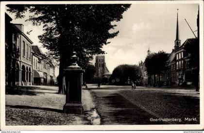 CPA Geertruidenberg Nordbrabant Niederlande, Markt