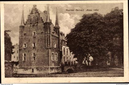 CPA Gemert Bakel Nordbrabant Niederlande, Kasteel Gemert, Anno 1464