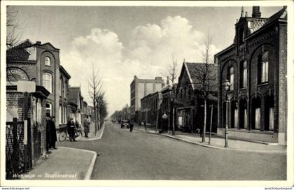 CPA Waalwijk Nordbrabant Niederlande, Stationstraat