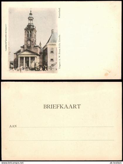 Postkaart Roosendaal St. Jans kerk 1900