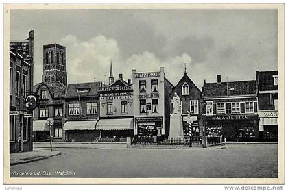 pays bas -hollande - ref 189- groeten uit oss walplein  - carte bon etat -