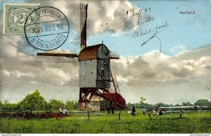 CPA Wierden Overijssel, Holland, Windmühle