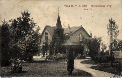 CPA Wierden Overijssel, Villa H. vd Elst, Rijssenscheweg