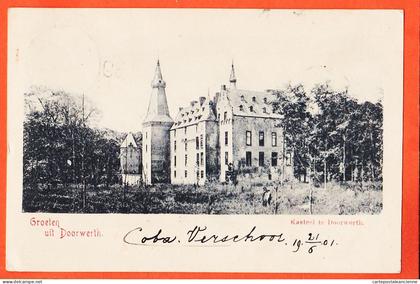 37585 /  ️  Groeten uit DOORWERTH  Gelderland Renkum Kasteel 1901 Nederland Pays-Bas Gueldre