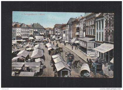 Postkaart ’s-Hertogenbosch Markt