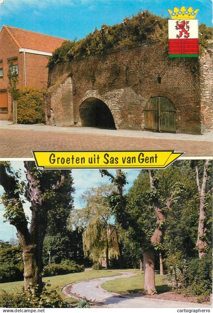 Netherlands Groeten uit Sas van Gent souvenir multi view