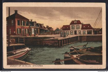 AK Stavoren, Gezicht op de sluis
