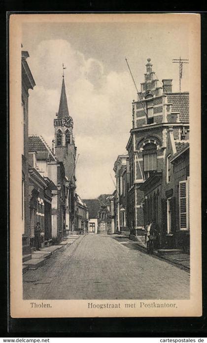 AK Tholen, Hoogstraat met Postkantoor