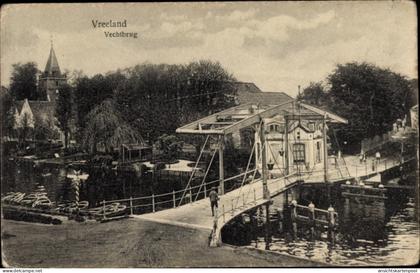 CPA Vreeland Utrecht, Vechtbrug, Sluisje