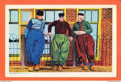 05013 ● Ethnic  VOLENDAM Noord-Holland (•◡•) Typ mannen in traditionele kleding Habits traditonnels  EMNA 380-399