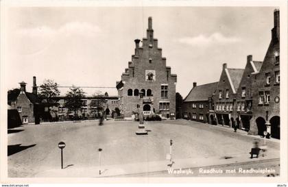 CPA Waalwijk Raadhuis met Raadhuisplein NETHERLANDS (728575)