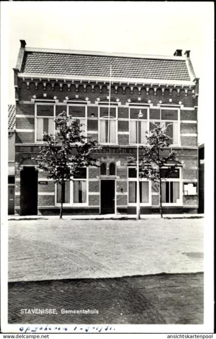 CPA Stavenisse Zeeland Niederlande, Gemeentehuis