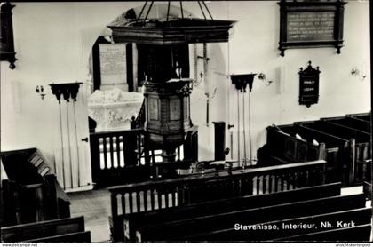 CPA Stavenisse Zeeland Niederlande, Kircheninneres
