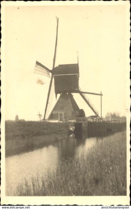 CPA Leerdam Südholland, Watermolen, Windmühle