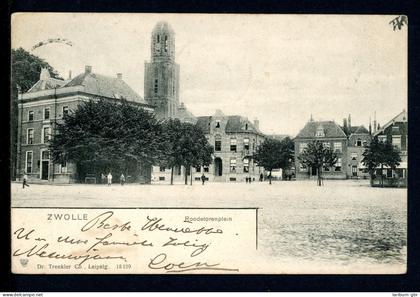 AK Zwolle (NL) Roodetorenplein 1901 gebraucht #JO961