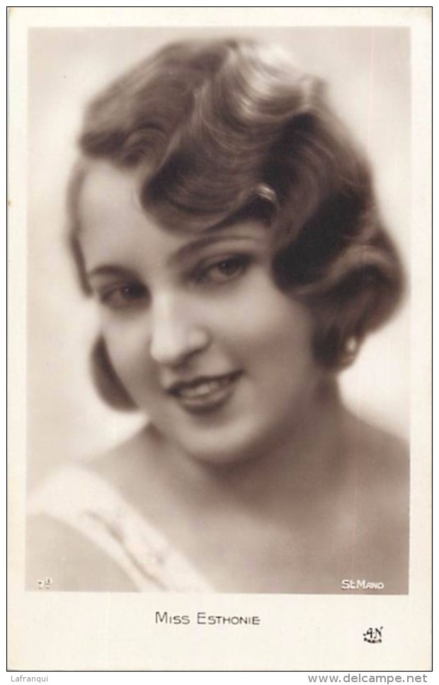 pays div - estonie  - ref G362- estonie - esthonie - miss estonie  -carte bon etat -