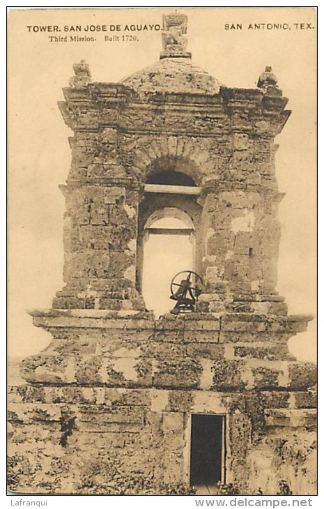 pays divers -etats unis- usa -ref C328- tower san jose de aguayo - san antonio -texas  - postcard in good condition  -
