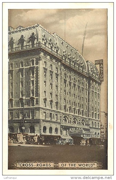 pays divers -etats unis- usa -ref C330- hotel astor - times square - new york  - postcard in good condition  -