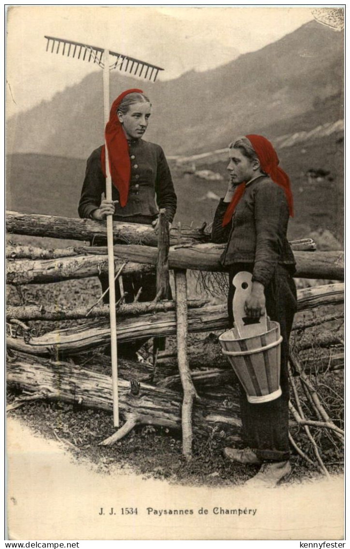 Paysannes de Champery