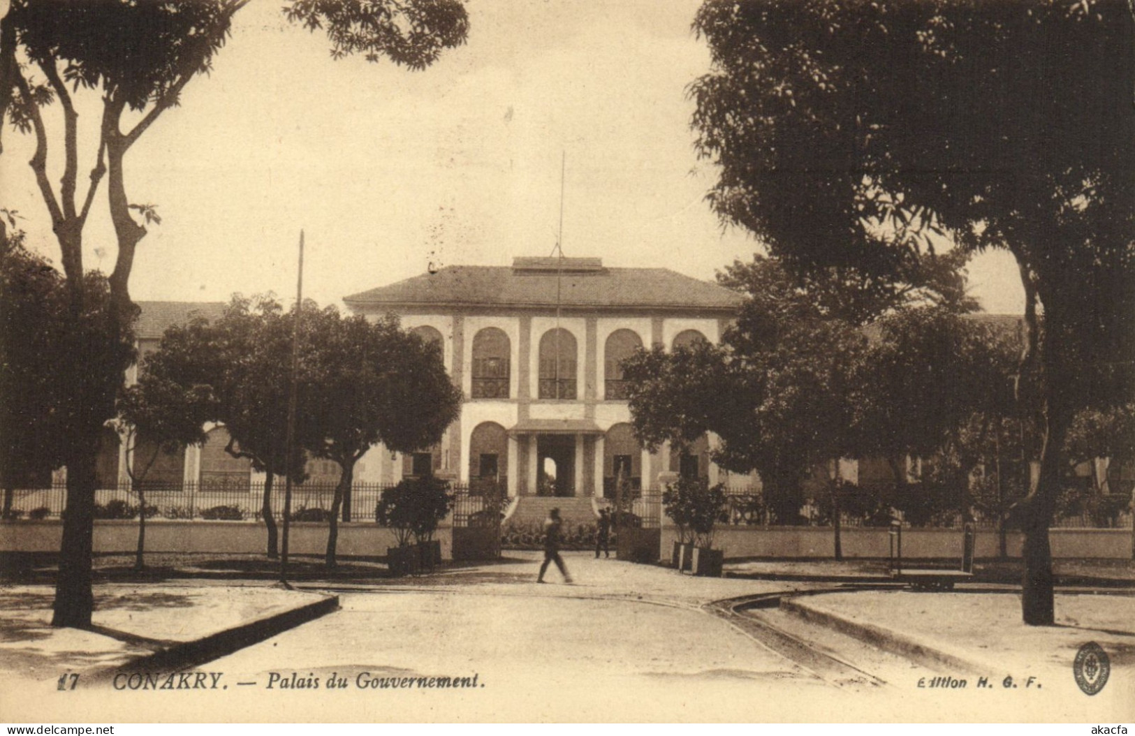 PC AFRICA GUINEA FRENCH GUINEA CONAKRY PALAIS DU GOUVERNEMENT (b63973)