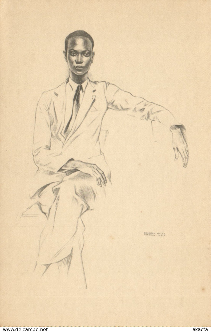 PC AFRICA GUINEA PORTUGUESE GUINEA ABDULAI SISSE VINTAGE PC (b63976)