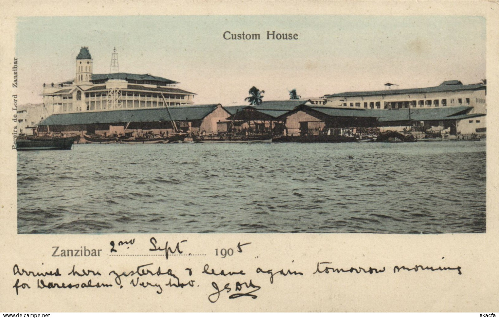 PC AFRICA TANZANIA ZANZIBAR CUSTOM HOUSE (b64115)