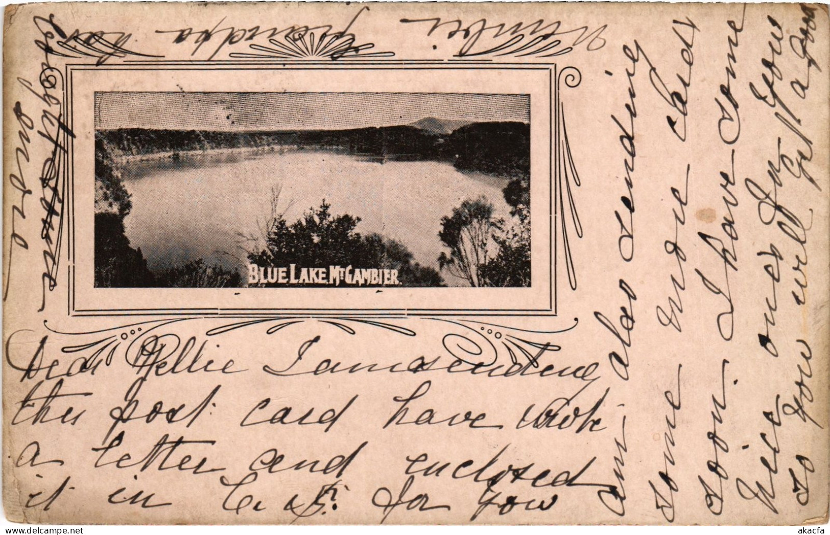 PC AUSTRALIA BLUE LAKE MT. GAMBIER (a78499)