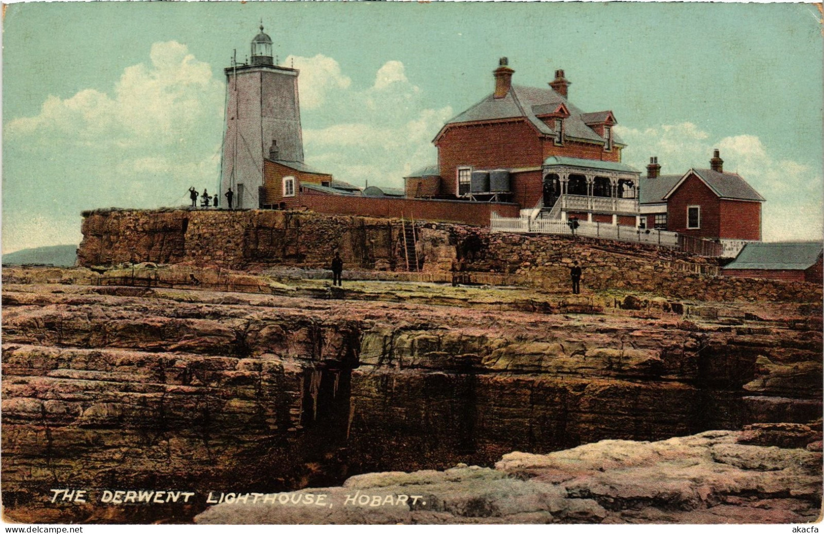 PC AUSTRALIA THE DERWENT LIGHTHOUSE, HOBART (a78412)