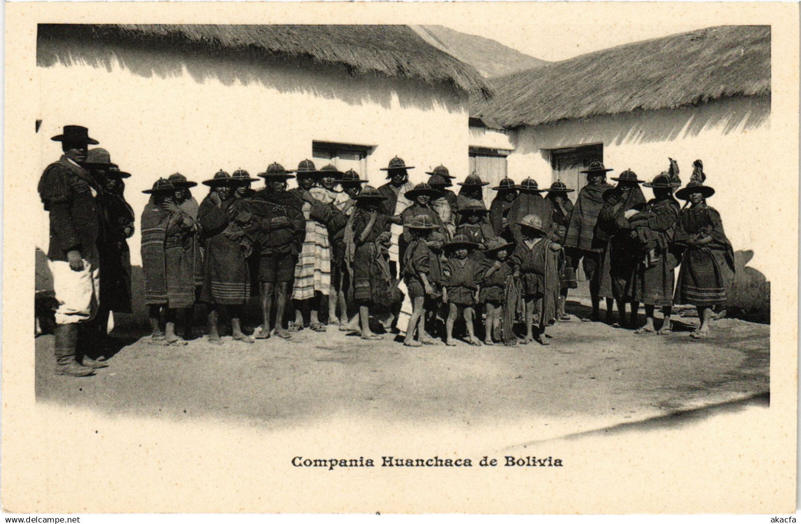 PC BOLIVIA, COMPANIA HUANCHACA DE BOLIVIA, Vintage Postcard (b60465)
