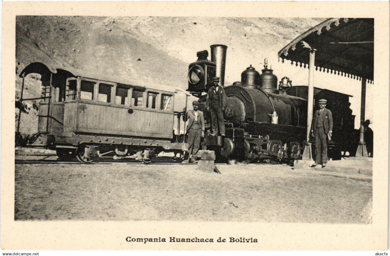 PC BOLIVIA, COMPANIA HUANCHACA DE BOLIVIA, Vintage Postcard (b60467)